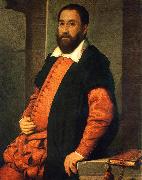 MORONI, Giovanni Battista Portrait of Jacopo Foscarini agd oil painting